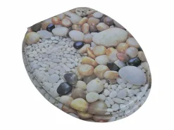 Helloshop26 Asiento de inodoro con tapa con diseño de guijarros taza de inodoro 02_0002888