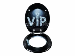 Helloshop26 Asiento de inodoro de MDF con mecanismo de cierre suave VIP II 19_0000746