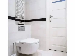 Clearance Asiento de inodoro en forma de D con cierre suave para baño familiar 19_0000736 Tapa De Inodoro