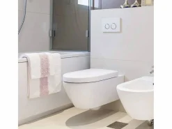 Clearance Asiento de inodoro en forma de D con cierre suave para baño familiar 19_0000736 Tapa De Inodoro