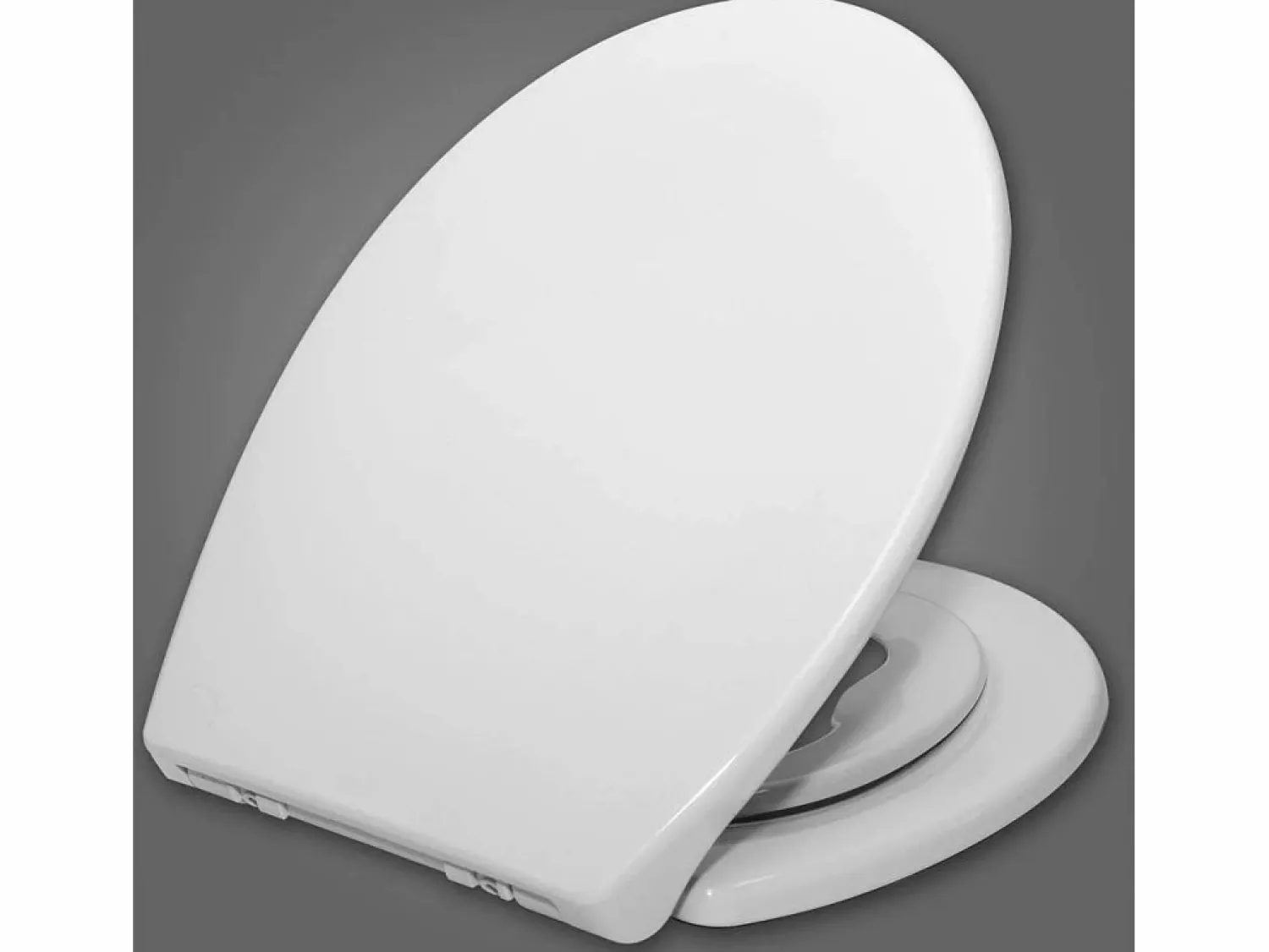 Online Helloshop26 Asiento de inodoro familiar con asiento para niños asiento de inodoro de plástico con cierre automático 19_0000682 Blanco