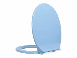 Sale Helloshop26 Asiento de inodoro ovalado de cierre suave 02_0002924 Azul