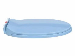 Sale Helloshop26 Asiento de inodoro ovalado de cierre suave 02_0002924 Azul
