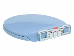 Sale Helloshop26 Asiento de inodoro ovalado de cierre suave 02_0002924 Azul