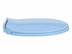 Sale Helloshop26 Asiento de inodoro ovalado de cierre suave 02_0002923 Azul