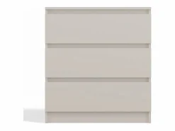 TOPESHOP ASTER T3 - Cómoda de 3 cajones - Sala de estar de despacho dormitorio - 75x70x40 - Mueble de almacenaje - Estilo escandinavo