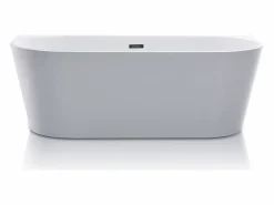 Shower & Design Bañera acrílica blanca, 245L, 170 x 75 x 58 cm, DIVINA