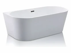 Hot Shower & Design Bañera acrílica blanca, 255L, 180 x 75 x 58 cm, DIVINA Blanco