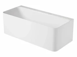 Hot Bañera acrílica de pared URBAN blanca de 170 cm Blanco