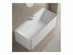 Hot Bañera acrílica de pared URBAN blanca de 170 cm Blanco