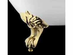Sale ROGIER & MOTHES Bañera con patas BALMAIN 161 cm patas ÁGUILA DORADAS Blanco / Dorado