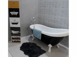 Clearance Bañera con patas RICHMOND NEGRA 171 cm patas ÁGUILA DORADAS Bañera Con Patas