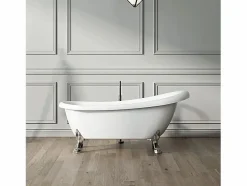 ROGIER & MOTHES Bañera con patas RICHMOND 155 cm patas LEÓN COBRE ENVEJECIDO