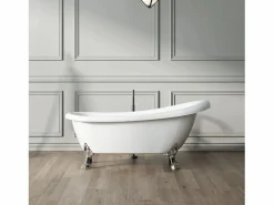ROGIER & MOTHES Bañera con patas RICHMOND 155 cm patas LEÓN CROMADAS