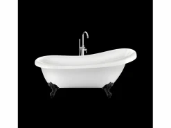 ROGIER & MOTHES Bañera con patas RICHMOND 155 cm patas ÁGUILA NEGRAS