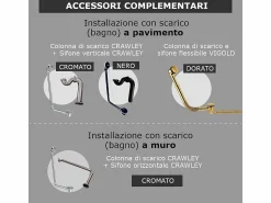 Discount ROGIER & MOTHES Bañera con patas RICHMOND 171 cm patas ÁGUILA BRONCE ENVEJECIDO Blanco / Amarillo
