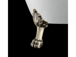ROGIER & MOTHES Bañera con patas RICHMOND NEGRA 171 cm patas LEÓN BRONCE ENVEJECIDO