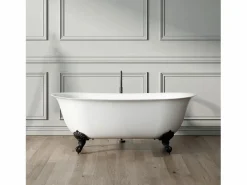 ROGIER & MOTHES Bañera con patas SURRY HILLS 165 cm patas LEÓN COBRE ENVEJECIDO