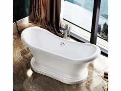Best ROGIER & MOTHES Bañera con zócalo MIDLETON Blanco