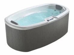 VOGUE SPA Bañera de hidromasaje 2 pers SAMOA 16 jets 210 x Prof. 110x78 cm