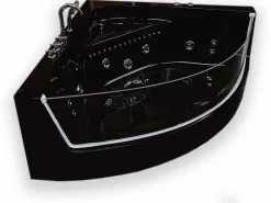 Online Bañera de hidromasaje 150 x 150 cm Cromoterapia 8 jets – Black Maple Bañera De Hidromasaje|Bañera Rinconera