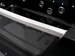 Hot Bañera de hidromasaje acristalada con leds negra DYONA Bañera De Hidromasaje
