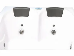 ELITESHOPPING Bañera de hidromasaje blanca 180 X 120 cm 2 personas 8 jets - Poppy