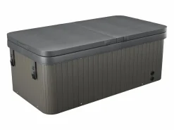 Outlet Bañera de hidromasaje de 2 plazas perlado con cubierta, 18 jets, Ancho 210 x Prof. 110 x Alt. 74 cm, motor BALBOA, TAHITI Bañera De Hidromasaje De Exterior
