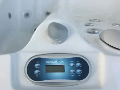 Outlet Bañera de hidromasaje de 2 plazas perlado con cubierta, 18 jets, Ancho 210 x Prof. 110 x Alt. 74 cm, motor BALBOA, TAHITI Bañera De Hidromasaje De Exterior
