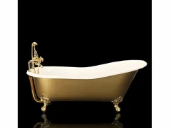 Online ROGIER & MOTHES Bañera de Hierro ASHFORD GOLD dorada 156 cm Dorado