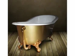 Online ROGIER & MOTHES Bañera de Hierro ASHFORD GOLD dorada 156 cm Dorado