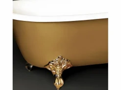 Online ROGIER & MOTHES Bañera de Hierro ASHFORD GOLD dorada 156 cm Dorado