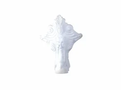 New ROGIER & MOTHES Bañera de Hierro BRADFORD blanca 180 cm Patas CROMADAS Blanco / Plateado