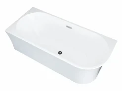 New Shower & Design Bañera ducha con mampara giratoria - 201 L - Ángulo izquierdo - PONTICOLA Blanco