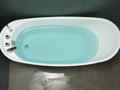 Shower & Design Bañera exenta 1 plaza de 170x75x73 cm 282 L NATALIA