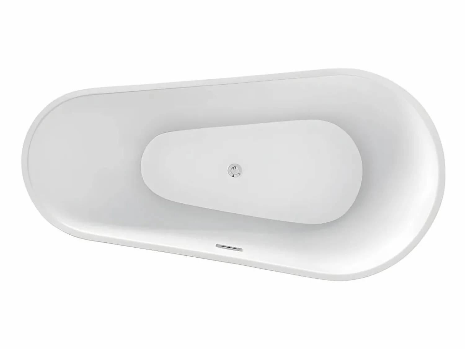 Online Bañera exenta asimétrica - 240 L - 160 x 80 x 59 cm - - Acrílico - LEPINE Bañera Exenta