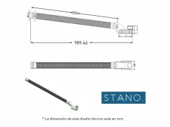 STANO Bañera exenta BERWIN 137 cm