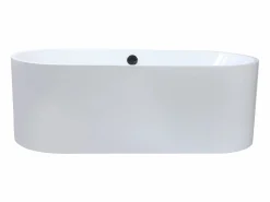 Shower & Design Bañera exenta blanca - acrílico - 170 x 75 X 58 cm - KATOUCHA