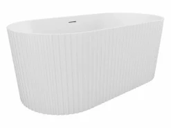Bañera exenta de acrílico, mate, 220L, 150 x 75 x 58 cm, ALIENA Bañera Exenta
