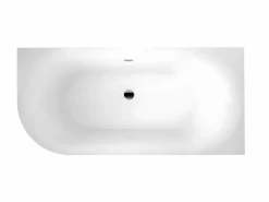 Hot STANO Bañera exenta ELIZABETH 170 cm Angulo a la derecha Blanco