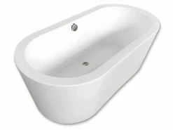 ELITESHOPPING Bañera exenta moderna 170 x 80 cm - Royal Blanco