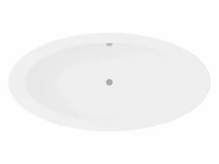 Discount Bañera exenta ovalada negra de 206 L, 185 x 91 x 58 cm, MARMATI Bañera Exenta