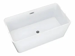 Shower & Design Bañera exenta rectangular - 197 L - 130 x 70 x 55 cm - - Acrílico - SPICARA