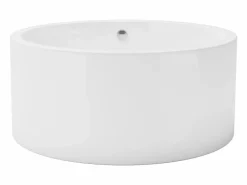 Best Shower & Design Bañera exenta redonda blanca de 165 L, 130 x 130 x 58 cm, LAGUNO Blanco