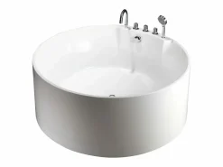 Sale Shower & Design Bañera exenta redonda de acrílico 150x150x58 cm LINDA Blanco