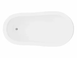 Discount Bañera exenta retro - 200 L - 145*74*77 cm - y patas plateadas - NISOS Bañera Con Patas