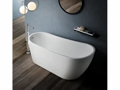 New STANO Bañera exenta SUTTON 152 cm Blanco