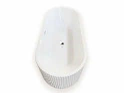 Online ELITESHOPPING Bañera independiente 168 x 74 cm blanca – Hope Blanco