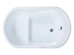 Shower & Design Bañera independiente asiento 1 plaza color PICCOLA