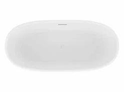 Clearance Bañera independiente blanca - 250 L - acrílico - 170 x 76 x 58 cm - YAMISA Bañera Exenta